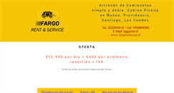 Desktop Screenshot of fargorentacar.cl